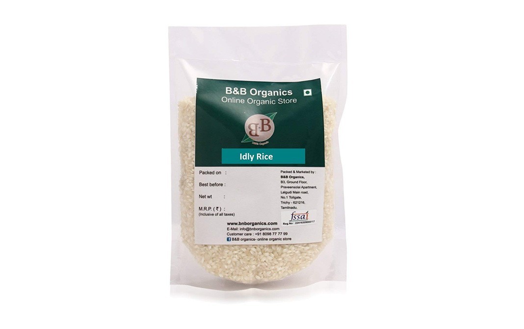 B&B Organics Idly Rice    Pack  10 kilogram
